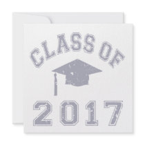 Class Of 2017 Graduation - Grey Announcements