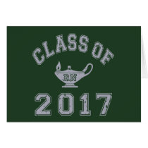 Class Of 2017 RN (Registered Nurse) - Grey 2 Greeting Card