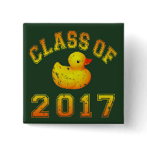 Class Of 2017 Rubber Duckie - Yellow/Red 2 Button