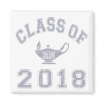 Class Of 2018 RN (Registered Nurse) - Grey 2 Fridge Magnets