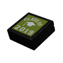Class Of 2019 Graduation - Grey Trinket Box