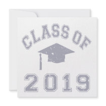 Class Of 2019 Graduation - Grey Custom Announcement