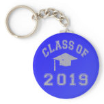 Class Of 2019 Graduation - Grey Keychains