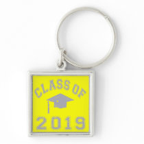 Class Of 2019 Graduation - Grey Keychains