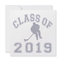 Class Of 2019 Hockey - Grey 2 Custom Invites