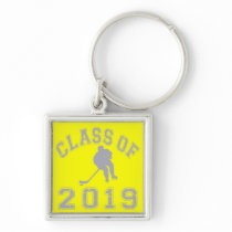 Class Of 2019 Hockey - Grey 2 Keychain