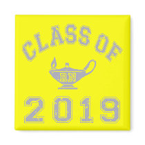 Class Of 2019 RN (Registered Nurse) - Grey 2 Fridge Magnets
