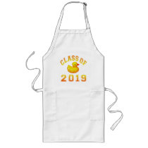 Class Of 2019 Rubber Duckie - Orange/Red 2 Aprons