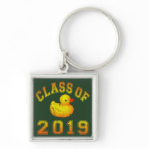 Class Of 2019 Rubber Duckie - Yellow/Red 2 Keychain