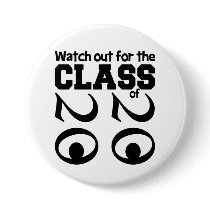 CLASS OF 2020 button, large