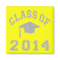 Class Of 2020 graduation - Grey Fridge Magnet