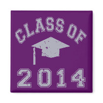 Class Of 2020 graduation - Grey Fridge Magnets