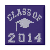 Class Of 2020 graduation - Grey Refrigerator Magnets