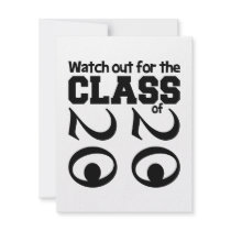 CLASS OF 2020 invitation, customizable