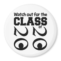 CLASS OF 2020 magnet, large