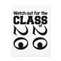CLASS OF 2020 postcard, customizable