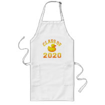 Class Of 2020 Rubber Duckie Orange Apron