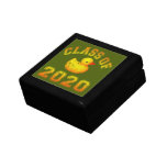 Class Of 2020 Rubber Duckie - Orange Keepsake Boxes