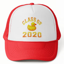 Class Of 2020 Rubber Duckie Orange Trucker Hats