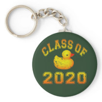 Class Of 2020 Rubber Duckie - Yellow Key Chain