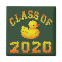 Class Of 2020 Rubber Duckie - Yellow Fridge Magnets
