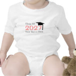 class of 2027 infant graduation bodysuits