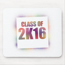 class of 2k16, class of 2016 mousepad