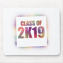 class of 2k19, class of 2019 mousepads