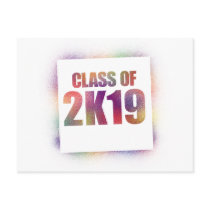 class of 2k19, class of 2019 post card