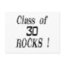 Class of '30 Rocks! Postcard