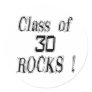 Class of '30 Rocks! Sticker