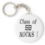 Class of '59 Rocks! Keychain