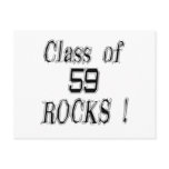 Class of '59 Rocks! Postcard