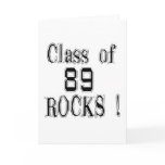 Class of '89 Rocks! Greeting Card