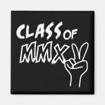 Class of MMXV 2015 Peace Sign Fridge Magnet
