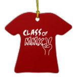 Class of MMXV 2015 Peace Sign Ornaments
