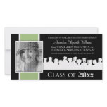 Class of [YEAR] Graduation Announcement: sage Photo Card