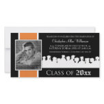 Class of [YEAR] Graduation Announcement: tangerine Photo Cards