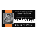 Class of [YEAR] Graduation Announcement: tangerine Photo Cards