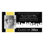 Class of [YEAR] Graduation Announcement: yellow Customized Photo Card