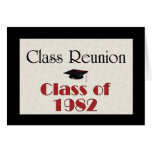 Class Reunion 1982 Greeting Card