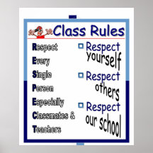 Class Rules: Respect  Print