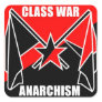 Class War Anarchism Square Stickers