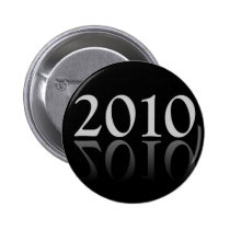 Classe 2010 d'invitations d'obtention du diplôme d boutons publicitaires