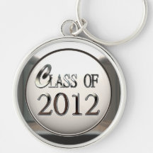 Classe argentée de Keychain 2012 Porte-clés
