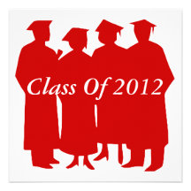 Classe de 2012 invitations personnalisées