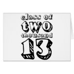 Classe de deux mille 13 - noir cartes