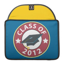 Classe de l'obtention du diplôme 2012 poches pour macbook