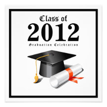 Classe des invitations 2012 d'obtention du diplôme