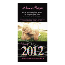 Classe d'invitation moderne PhotoCard de l'obtenti cartes-photos